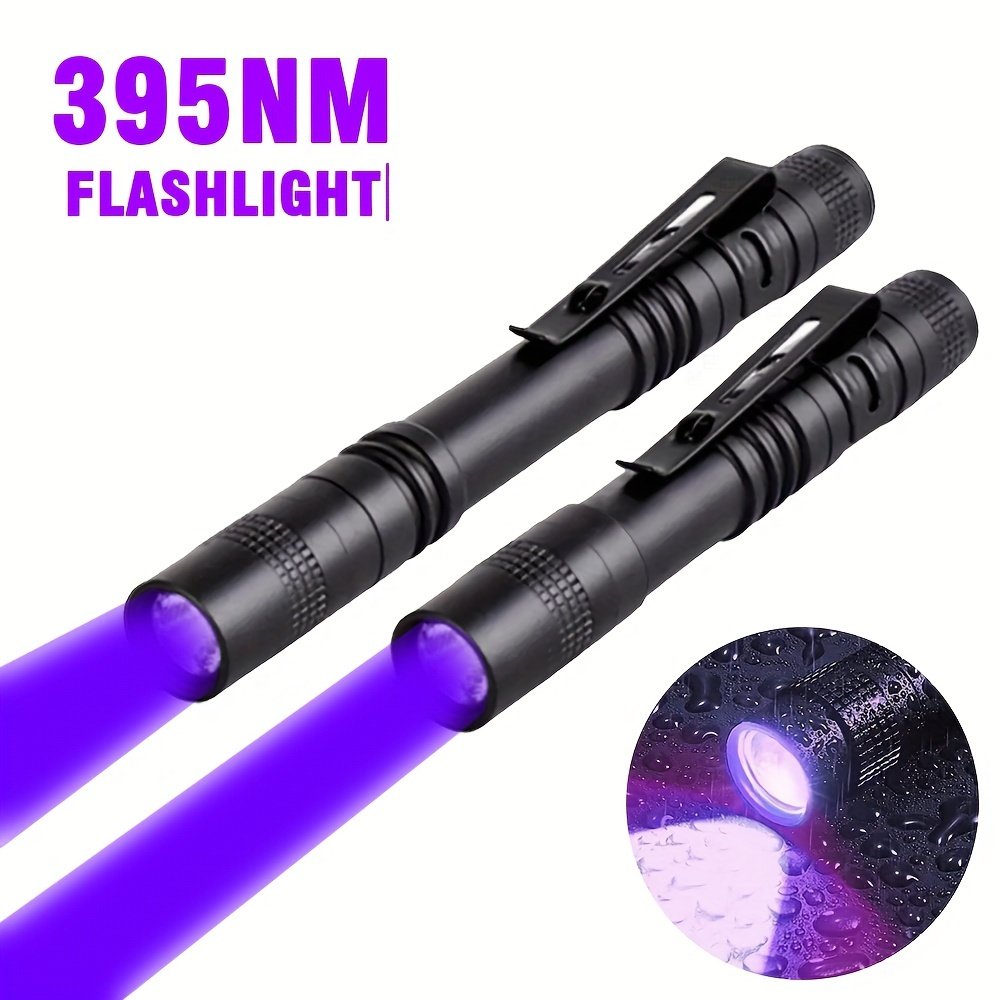 2pcs 395nm UV IP55 Black