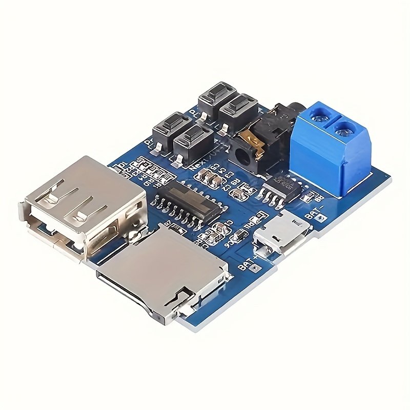 MP3 Decoder Player Module with Audio Amplifier
