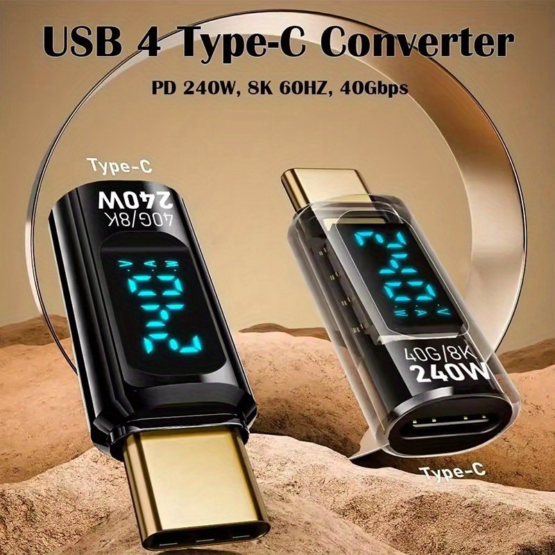 USB C Adapter with LED