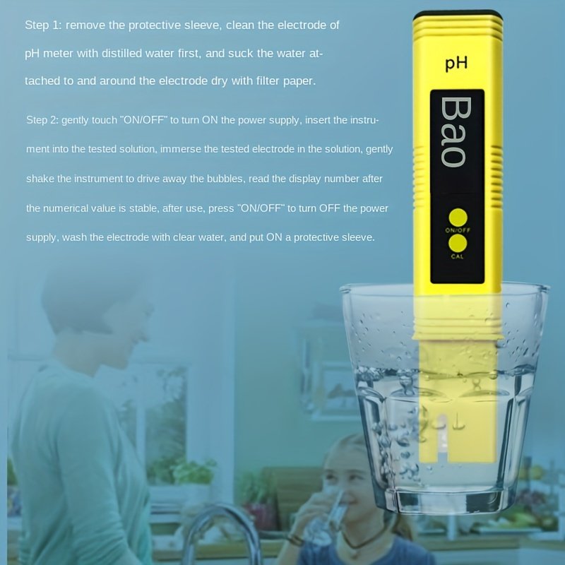 Ph Meter 2-Button 0.01 Precision (blue)