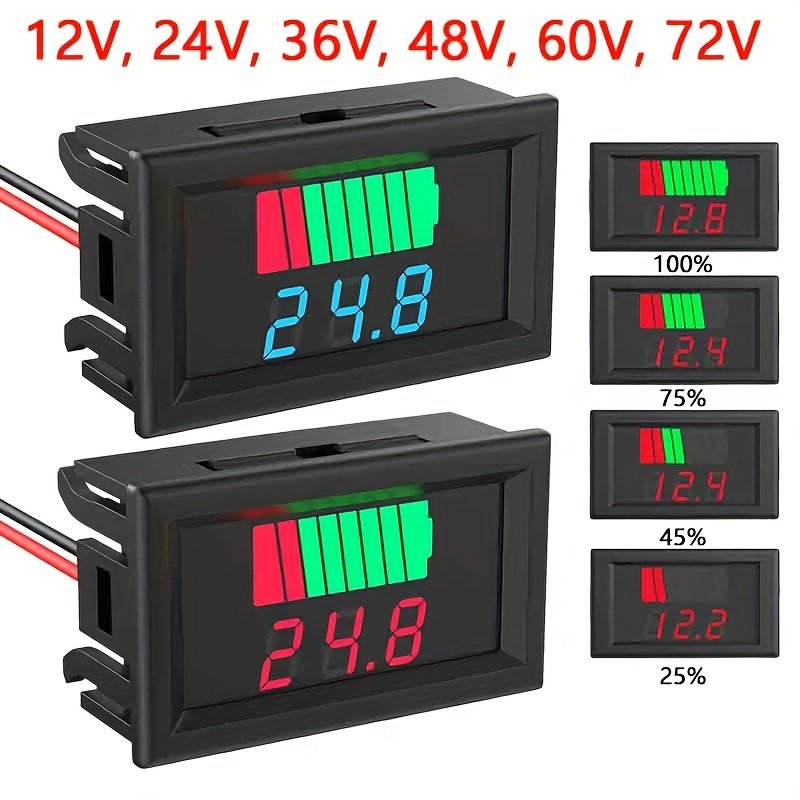 Battery Charge Level Indicator 12V